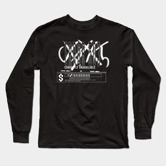 Currently Unavailable Error 503 Long Sleeve T-Shirt by DubPixel